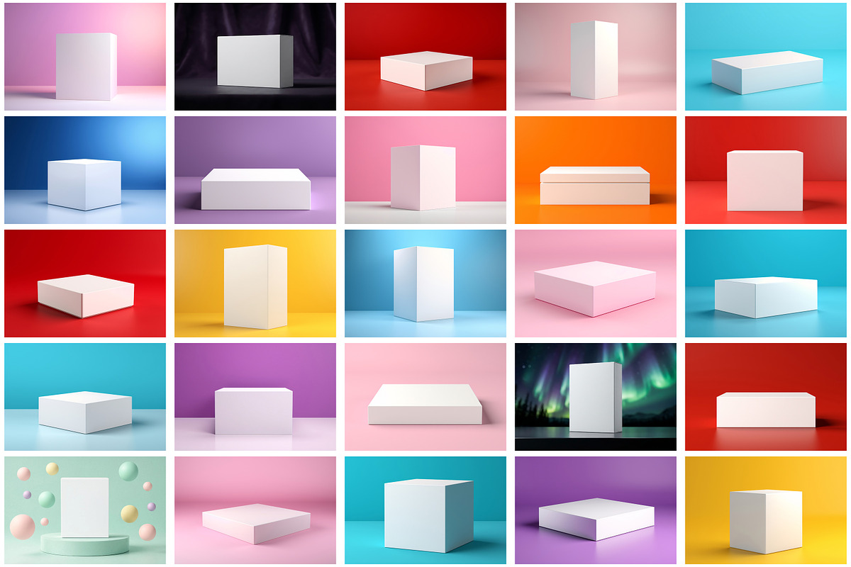 Box Mockup, a Packaging Mockup by Forhadx5 (Photo 6 of 13)