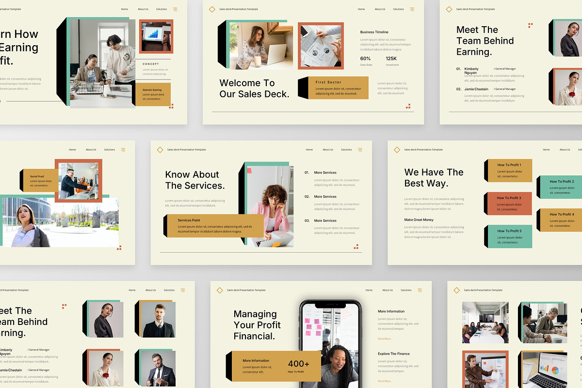 Earning - Sales Deck Keynote, a Presentation Template by MtvtdArt (Photo 4 of 6)