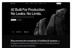 Rizq - SaaS Framer Template, a Landing Page Template by Shah Rukh Qureshi