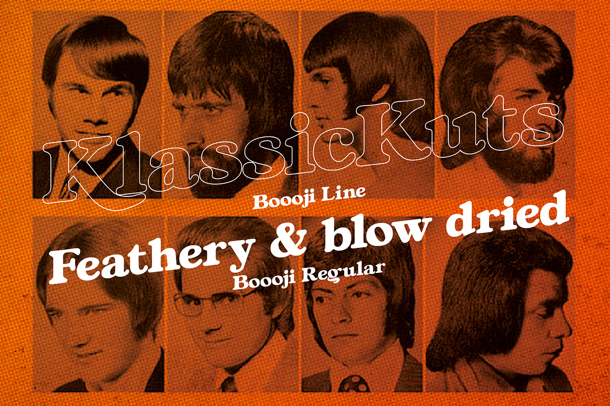 Boooji | 70s retro serif, a Serif Font by Drawwwn (Photo 8 of 10)