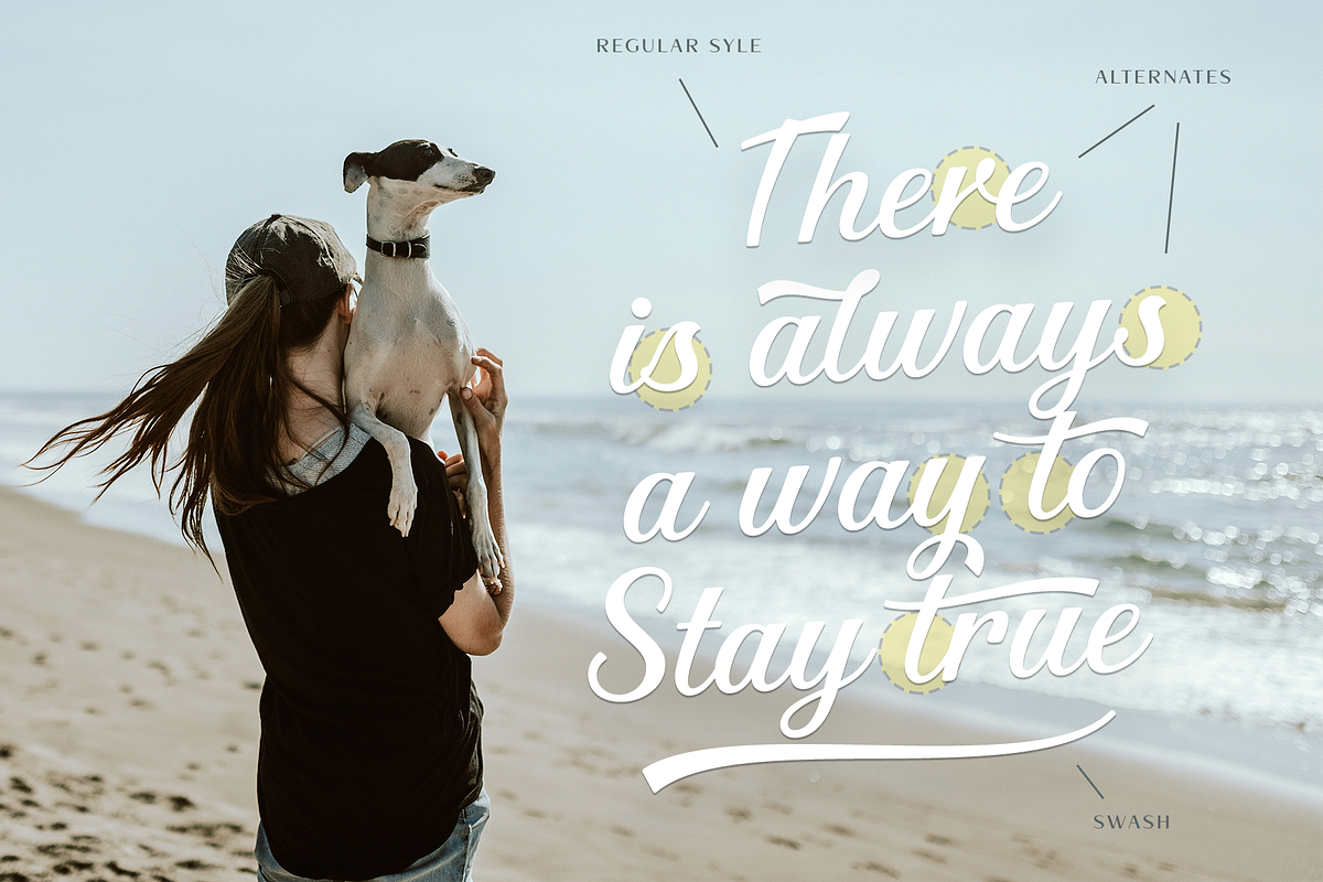 Hughes, a Script Font by Larin Type Co. (Photo 3 of 11)
