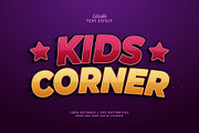 Text Effect Kids Corner, a Layer Style Add-On by Navy Graphic (Thumbnail 1 of 2)