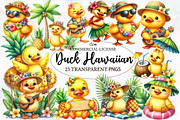 Duck Clipart, Hawaiian Clipart, an Illustration by Designworld (Thumbnail 1 of 6)