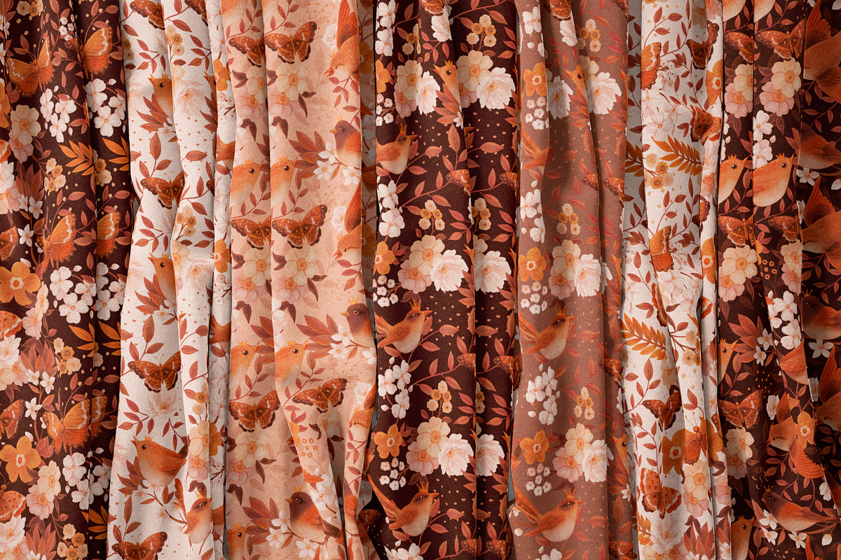 Magic Garden elements and patterns, a Pattern Graphic by Tiger and Flower (Photo 13 of 19)