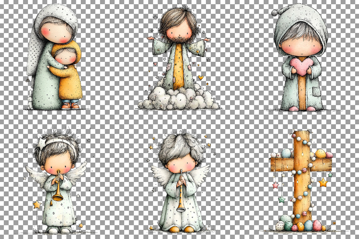 Christian Easter Clipart, an Illustration by Sublimation Artist (Photo 3 of 7)