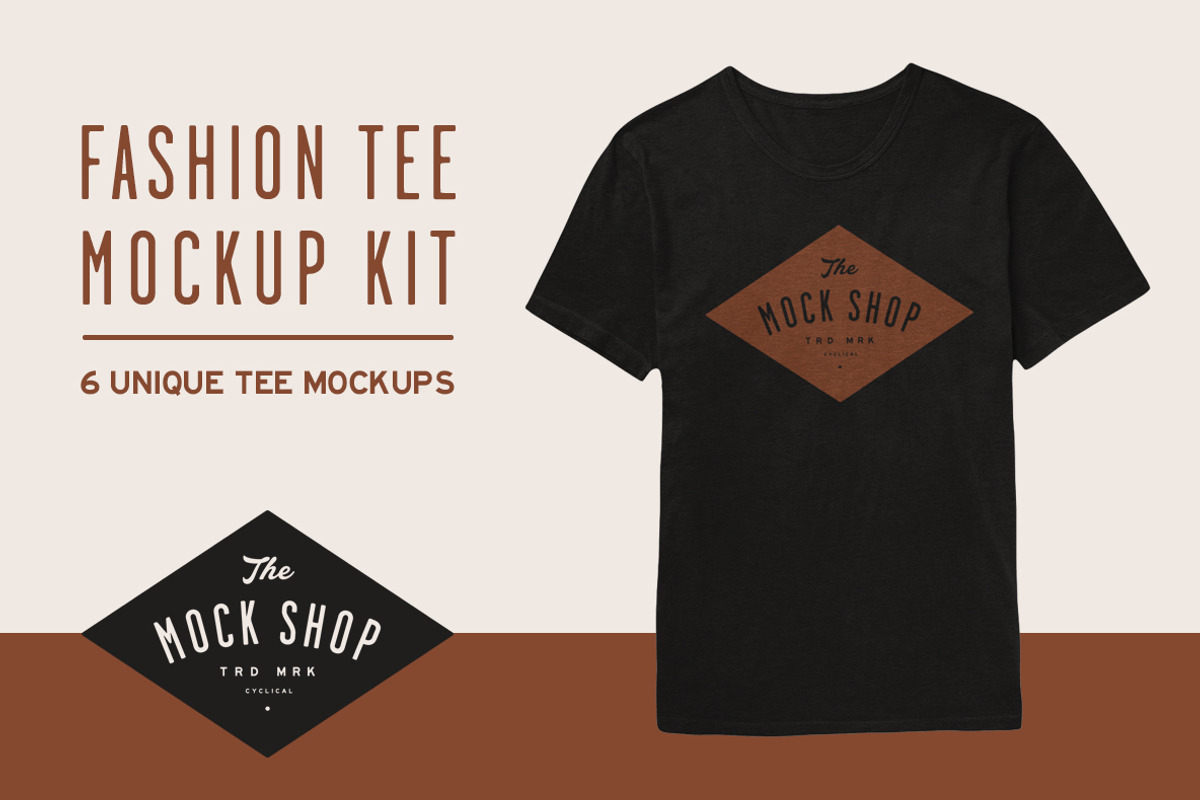 Fashion Tee Mockup Kit, a Shirt Mockup by The Mock Shop (Photo 5 of 5)