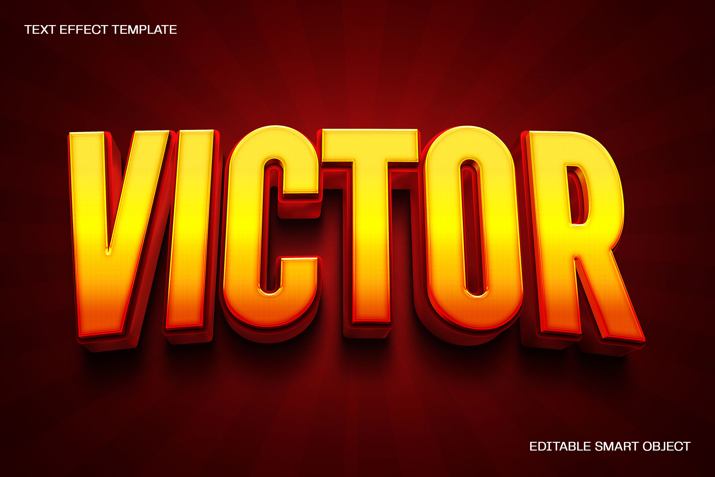 Victor Text Effect, a Layer Style Add-On by dokudokunomi