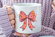 Valentines Day Coquette Bow PNG, an Illustration by CraftArtStudio (Thumbnail 2 of 4)