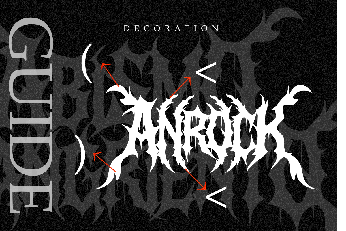 Abismo Sangriento - Black Metal Font, a Blackletter Font by Masyafi Studio (Photo 2 of 6)