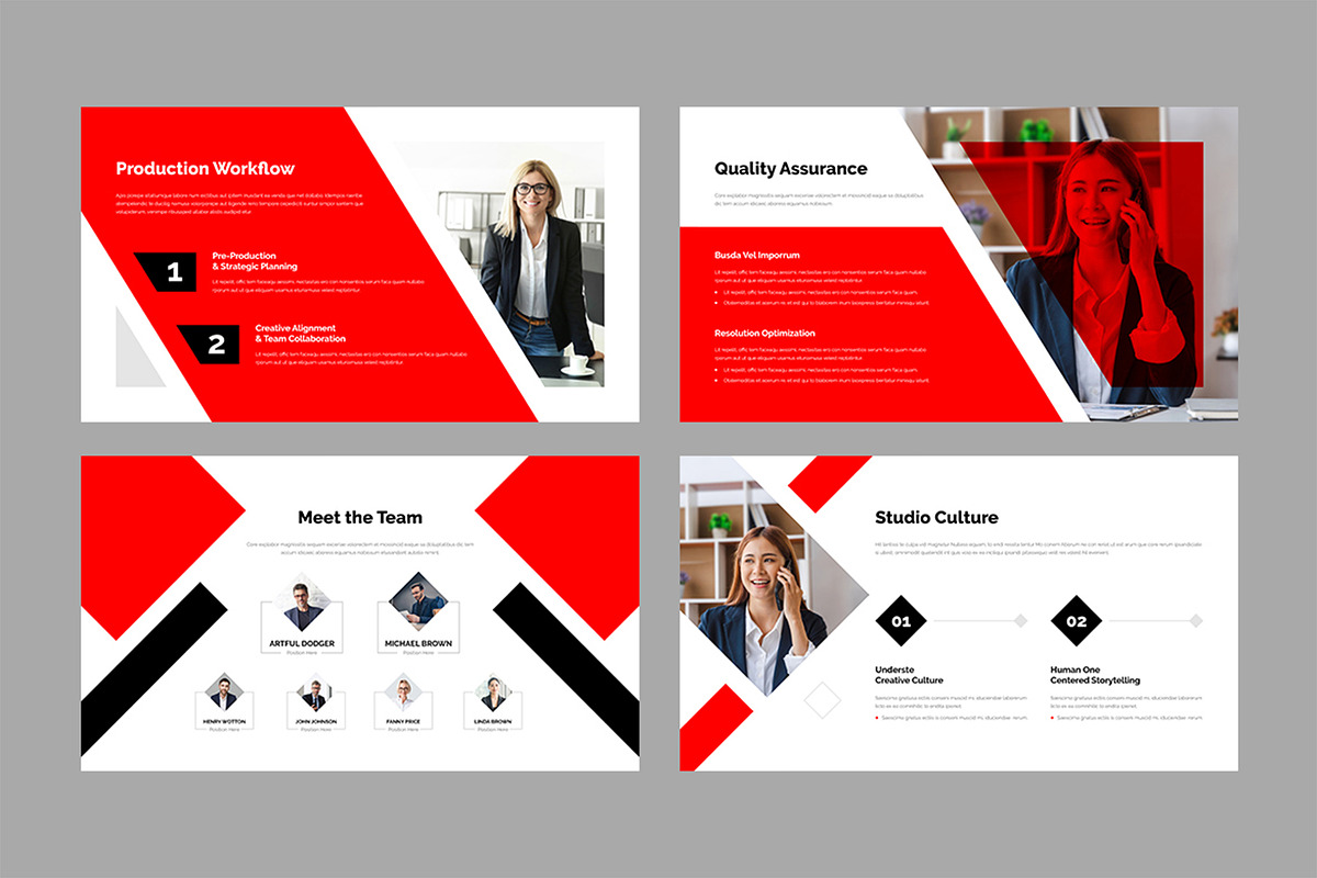 Creative Agency Template, a Presentation Template by White Graphic (Photo 9 of 11)