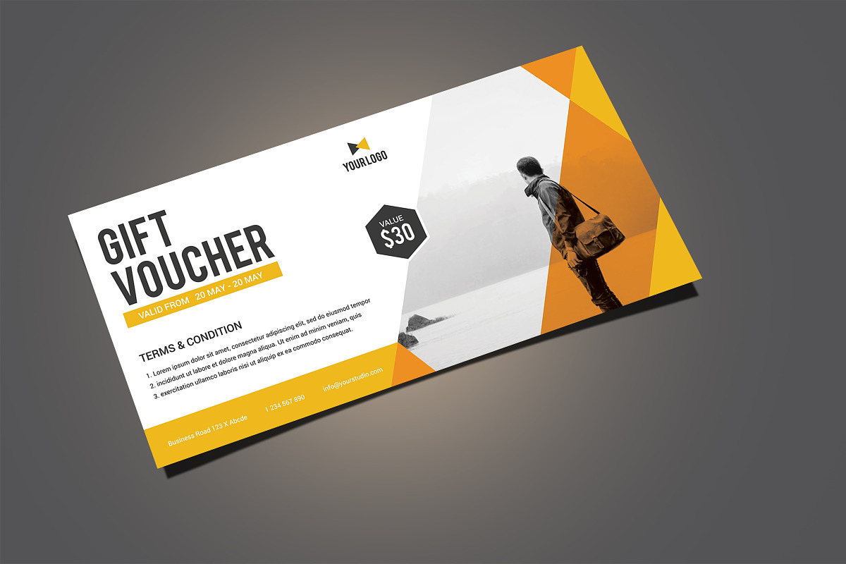 Gift Voucher, a Card Template by Rongbaaz (Photo 4 of 5)
