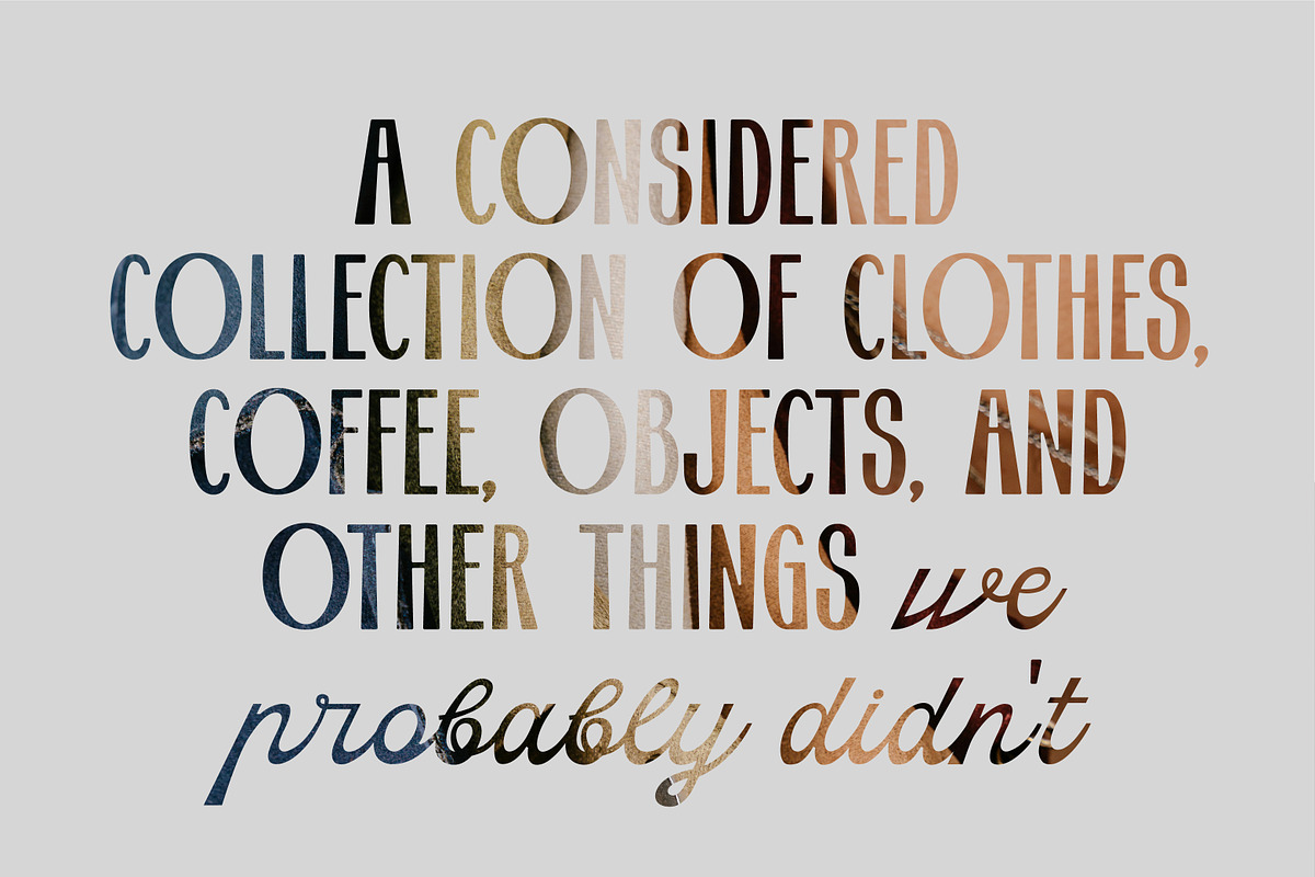 Pretty Serious Experimental Duo Sans, a Script Font by Struvictory.art (Photo 8 of 9)