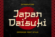 Japan Daisuki - Japanese Font Style, a Sans Serif Font by Sronstudio (Thumbnail 1 of 12)