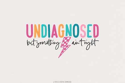 Undiagnosed But Somethin Aint, an Illustration by SharpMarketplace