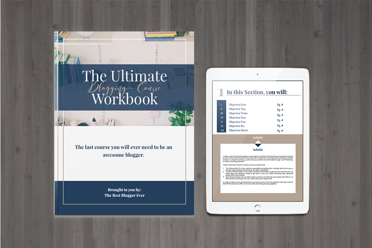 Boxy Workbook & Layout Template, a Presentation Template by BMAYS Design (Photo 6 of 6)