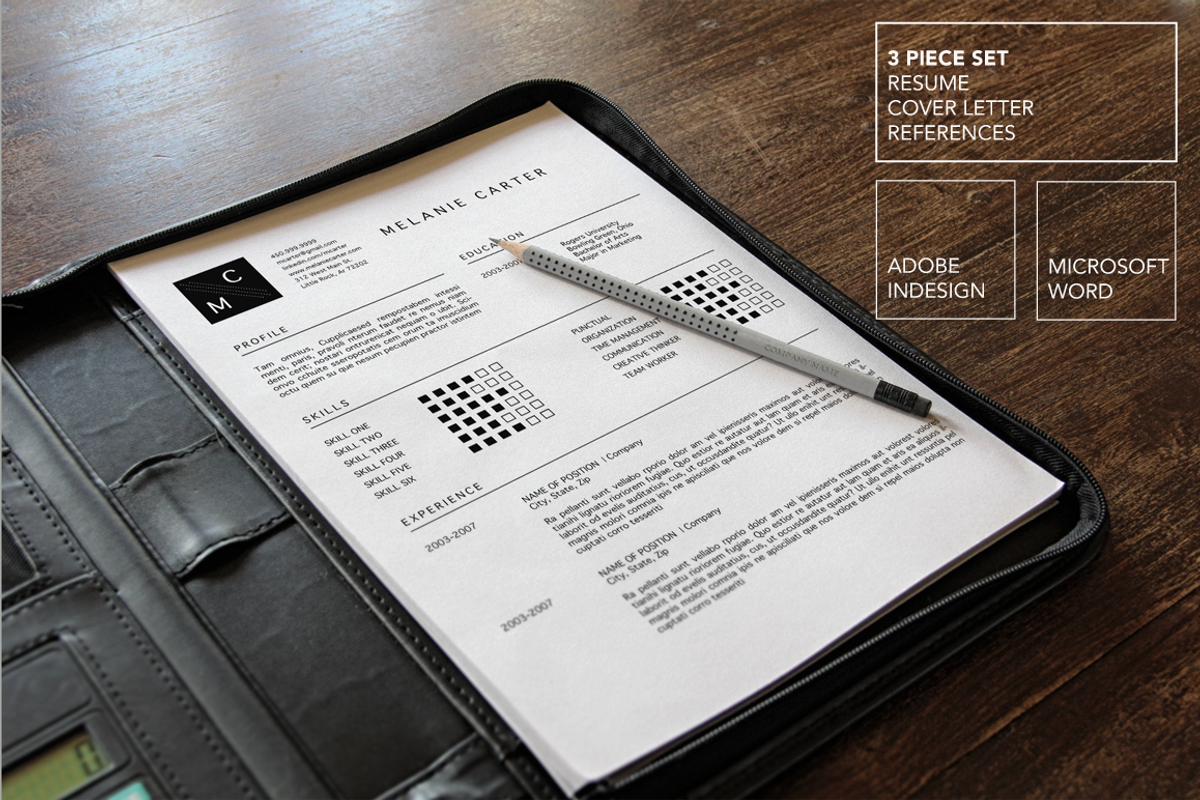 Resume Template | 3 Page | Icons, a Resume Template by Scribbled Napkin Design (Photo 1 of 4)