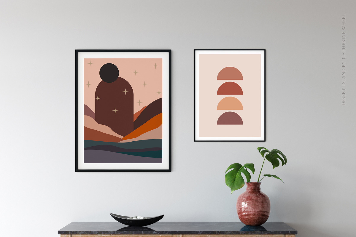 Desert Island Watercolor Boho, an Illustration by Catherine Wheel (Photo 12 of 18)