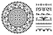 African Tribal Ornaments & Brushes, a Pattern Graphic by Lianella's Shop (Thumbnail 4 of 5)
