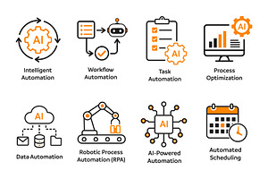 AI Automation Icons