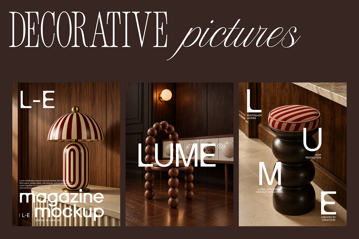 LUME - Stationery Mockups (12 PSD), a Books & Magazine Mockup by Creatoom (Photo 11 of 13)