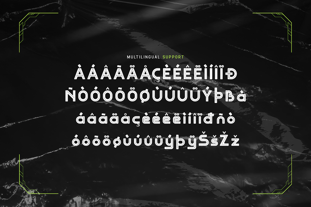 Geolight - Futuristic Display Font, a Sans Serif Font by overlaytemplates (Photo 5 of 5)