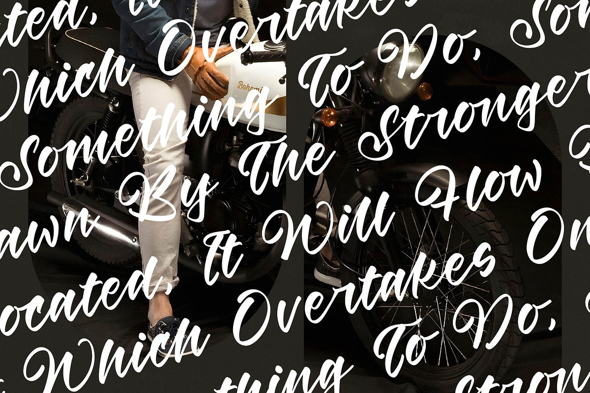 Winds Rolling Bold Calligraphy Font, a Script Font by stylishtype.co (Photo 10 of 20)
