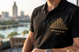Austin Architectural Line-Art Logo, a Branding & Logo Template by Aura Canyon HQ