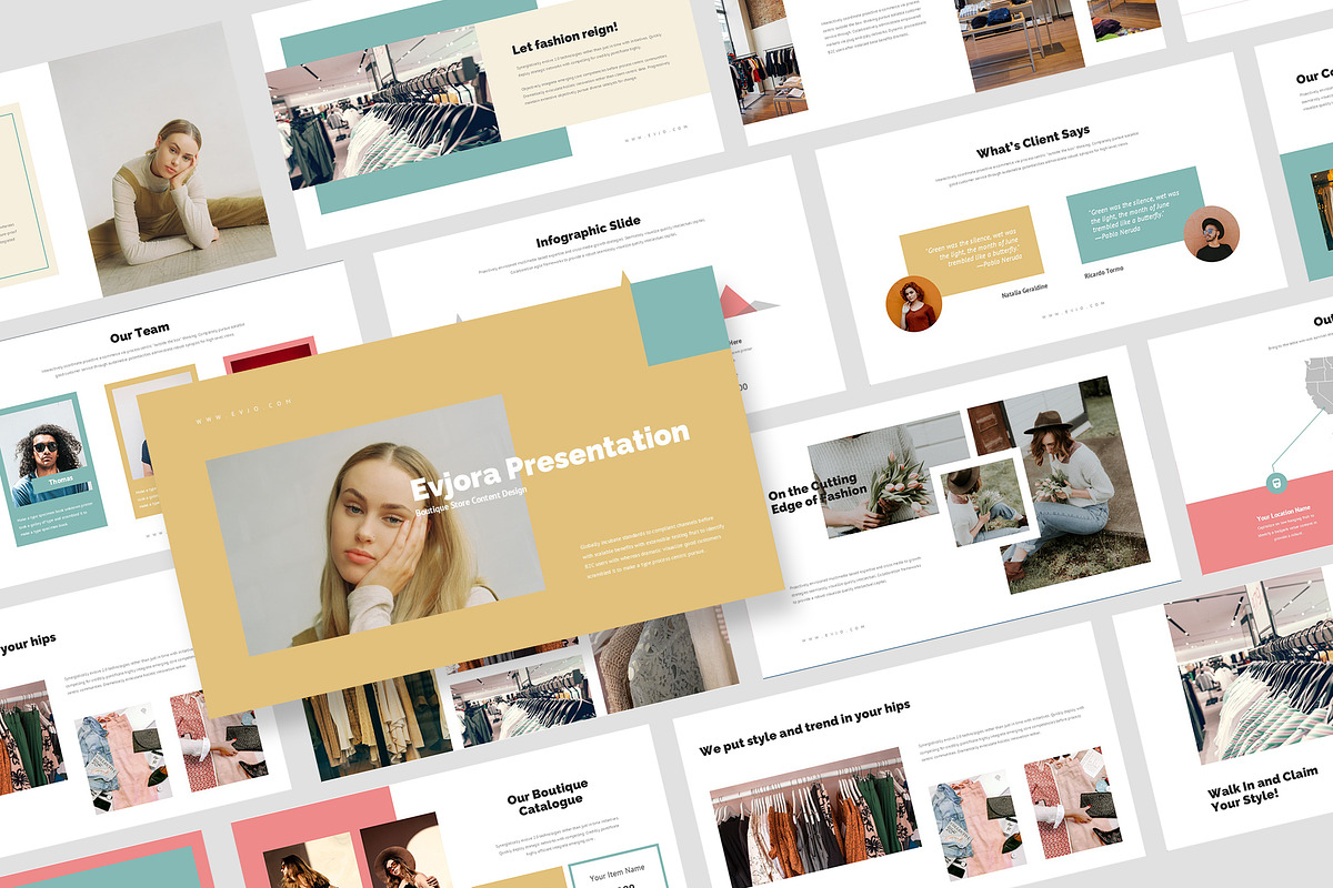 Evjo : Fashion House Keynote, a Presentation Template by Punkl Camp (Photo 1 of 16)