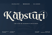 Kabsturi Serif Fonts, a Serif Font by mahstudios (Thumbnail 1 of 15)