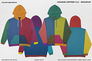 Hoodie Zipper V.2 - Mockup, a Hoody Mockup by DaldSgh (Thumbnail 10 of 15)