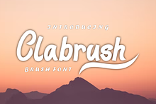 Clabrush font