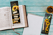Book Stack Bookmark, an Illustration by Watercolor design (Thumbnail 2 of 3)
