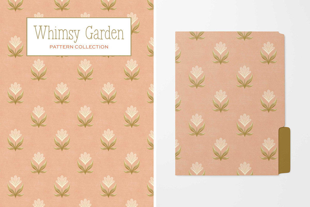 Whimsy Garden Floral Patterns, a Pattern Graphic by Eclectic Anthology (Photo 9 of 14)