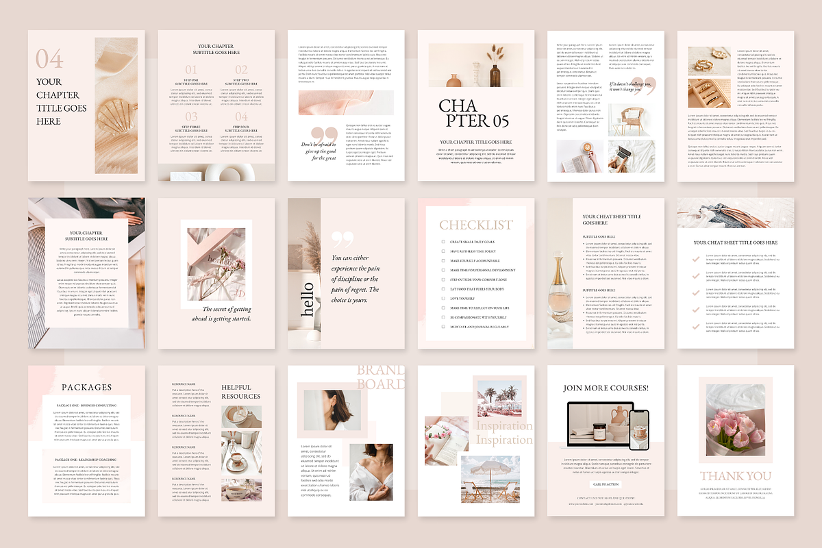 Ebook Workbook Handbook Template, a Magazine Template by ShopRShop (Photo 4 of 10)