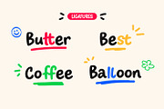 Drefiona Playful Rounded Font, a Handwritten Font by Maulana Creative (Thumbnail 6 of 7)