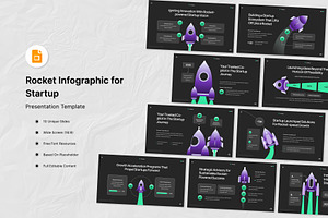 Rocket Infographic for Startup GSL, a Presentation Template by Antstheme