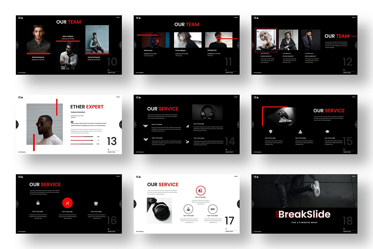 Guller - Business Google Slide, a Presentation Template by Dens Creative Studio (Photo 3 of 6)