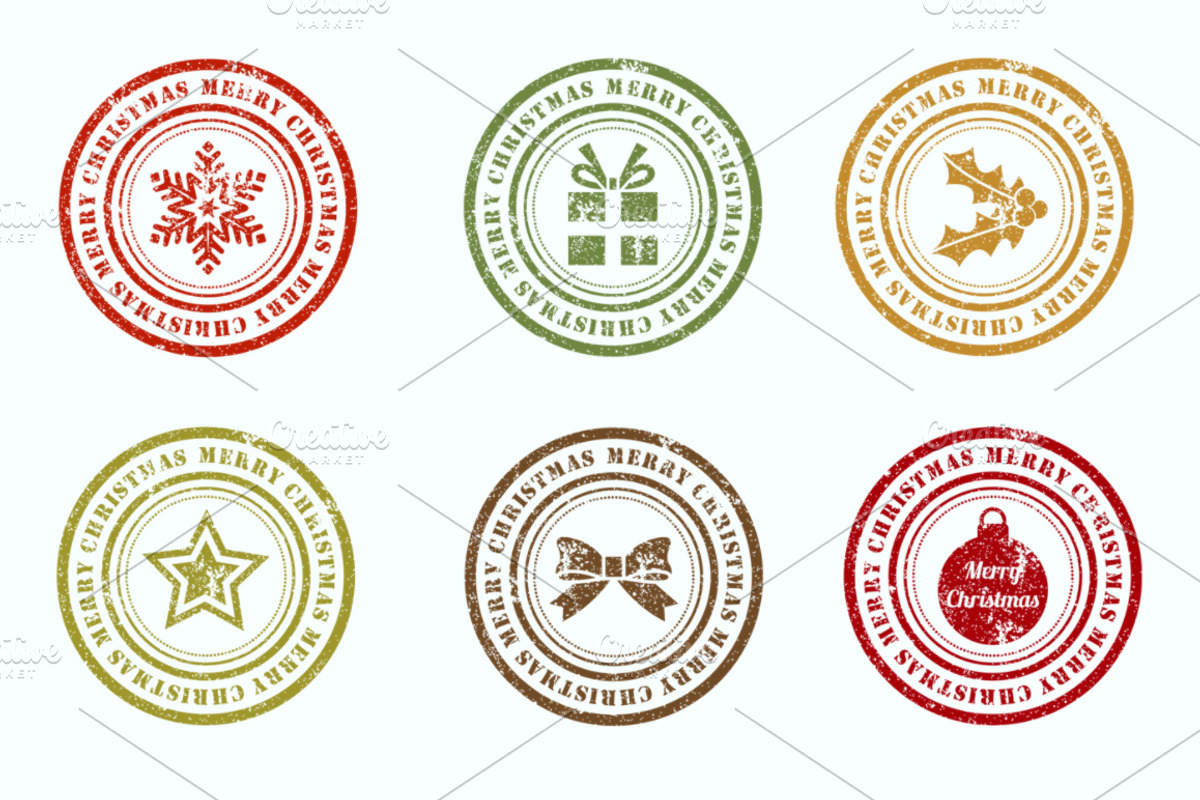 Christmas Circle Photoshop Brushes, a Brush Add-On by MDD Designs (Photo 4 of 5)