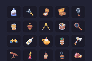 Pirate Icon Set