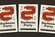 Modern BBQ Night Flyer, a Flyer Template by Gumico Studio. (Thumbnail 1 of 3)