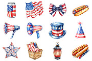 4th of July Sublimation Clipart, a Seasonal Illustration by CitraGraphics (Thumbnail 3 of 6)