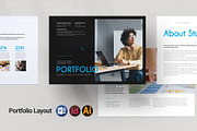 Landscape Portfolio | Word & EPS, a Brochure Template by HiveArts (Thumbnail 1 of 9)