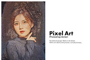 Pixel Art Photoshop Action, an Action Add-On by DesignCave (Thumbnail 2 of 2)