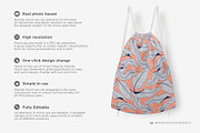 Drawstring Bag Mock-up, an Apparel Mockup by Branda Keeps (Thumbnail 2 of 17)