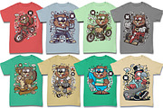 Cartoon Vector 6 Design Bundle, an Illustration by roach_graphic (Thumbnail 4 of 29)