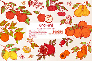 Orchard Illustration Set