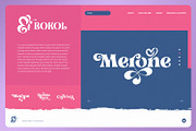 Dorris - Swirly Summer font family, a Slab Serif Font by creativemedialab (Thumbnail 6 of 18)
