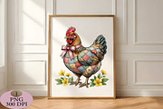 Chicken Sublimation Png, an Illustration by Daily.Designs (Thumbnail 4 of 5)