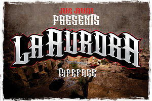 LA AURORA, a Blackletter Font by jakejarkor