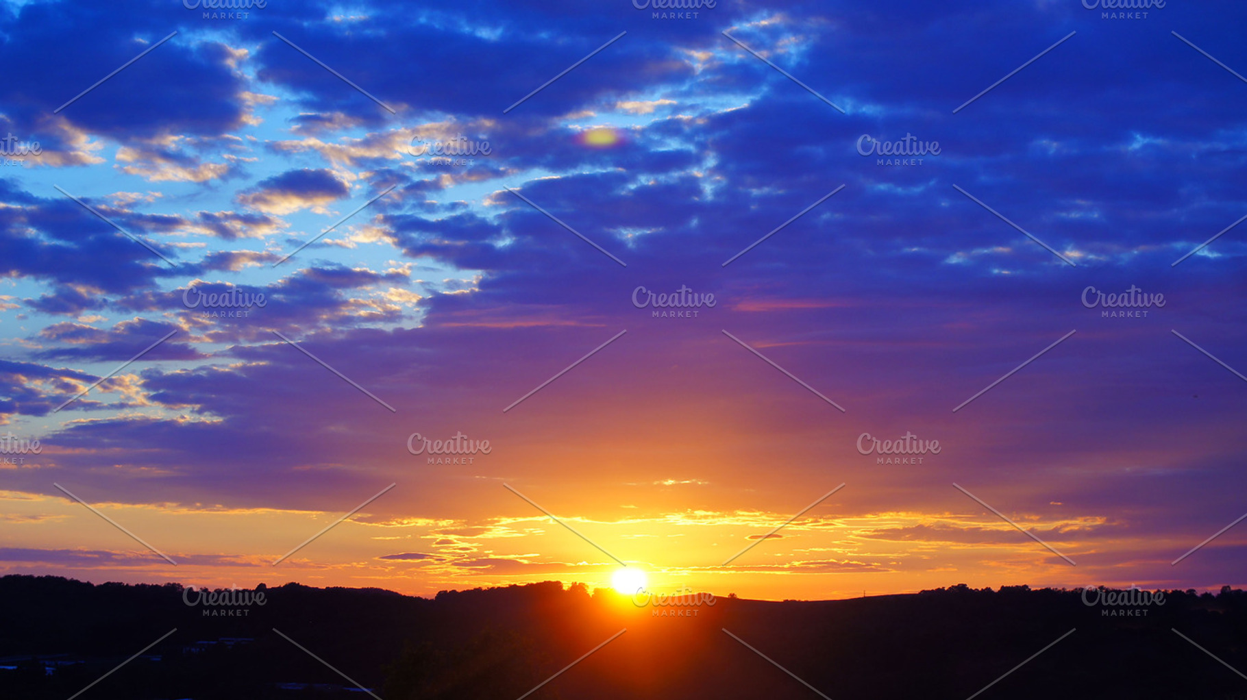 Sunset #2, a Nature Photo by M.Pellot Photography